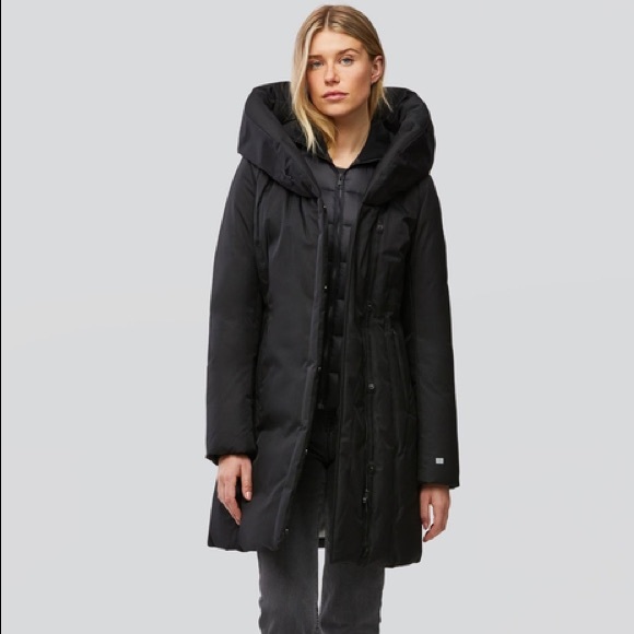 Nwt Soia Kyo Hooded Puffer Down Jacket 